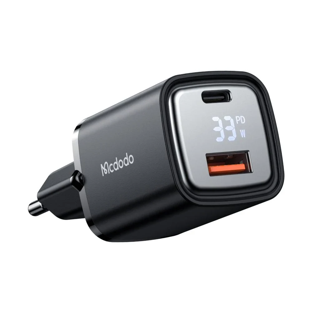 Mcdodo Digital Dislay PD+QC Dual Port 33W Fast Charger.